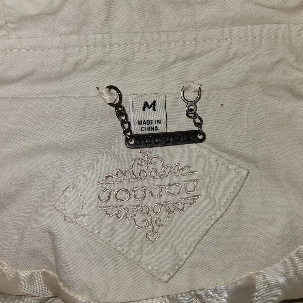 Joujou Stylish Cream Utility Jacket for Women size M - Picture 2 of 16